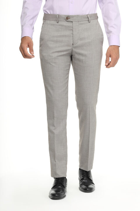 Slim Fit Classic Pants Light Brown