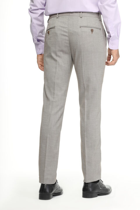 Slim Fit Classic Pants Light Brown - Image 4