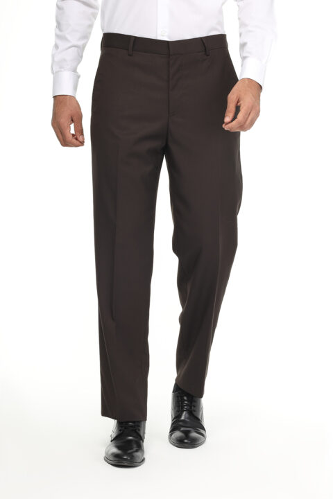 Regular Fit Classic Pants Brown