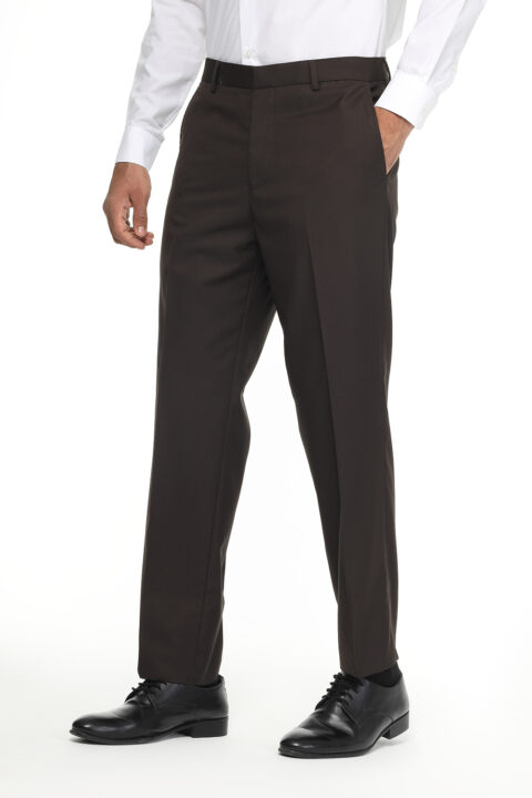 Regular Fit Classic Pants Brown - Image 5