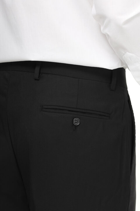 Regular Fit Classic Pants Black - Image 4