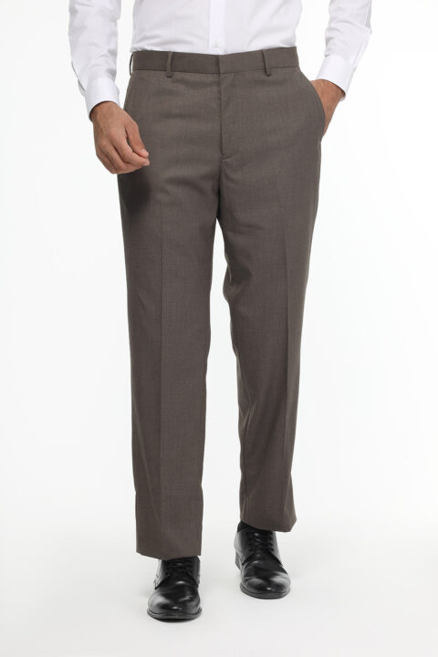 Regular Fit Classic Pants Light Brown