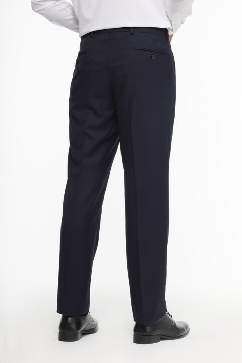 Regular Fit Classic Pants Dark Blue - Image 3