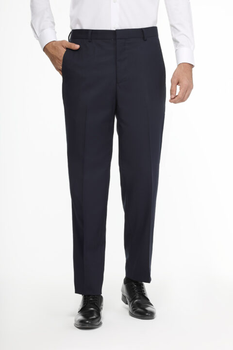 Regular Fit Classic Pants Dark Blue