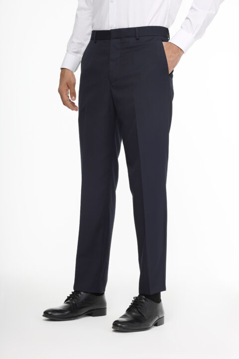 Regular Fit Classic Pants Dark Blue - Image 5