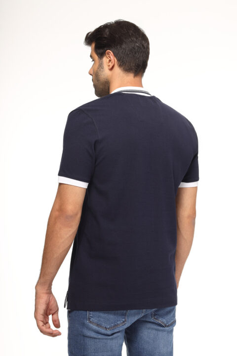 Regular Fit Polo Shirt Dark Blue - Image 4