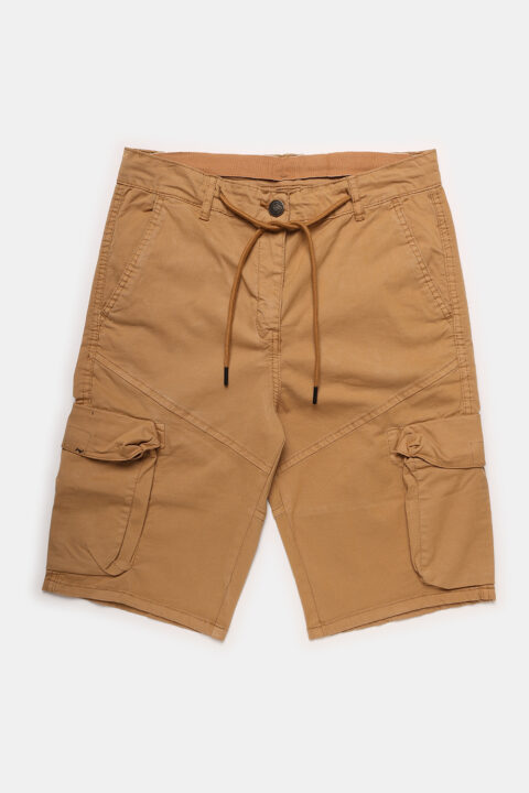 Slim Fit Short Beige