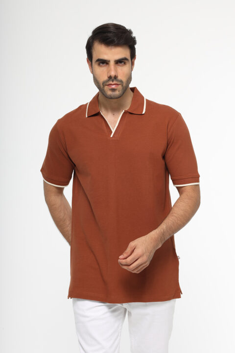 Regular Fit Polo Shirt Orange