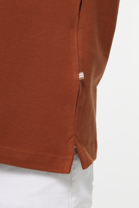 Regular Fit Polo Shirt Orange - Image 6