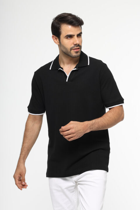 Regular Fit Polo Shirt Black