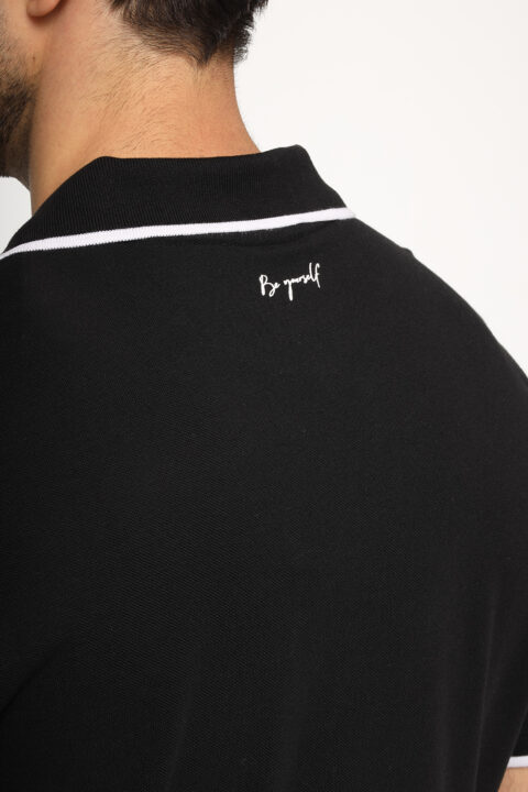 Regular Fit Polo Shirt Black - Image 4