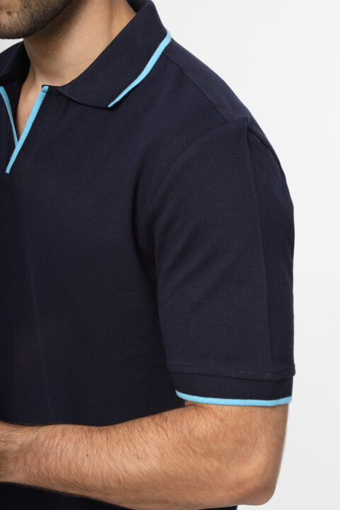 Regular Fit Polo Shirt Dark Blue - Image 5