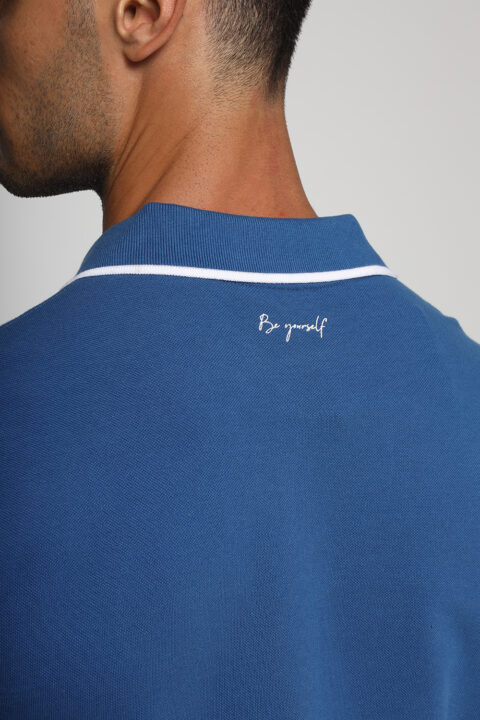 Regular Fit Polo Shirt Blue - Image 4