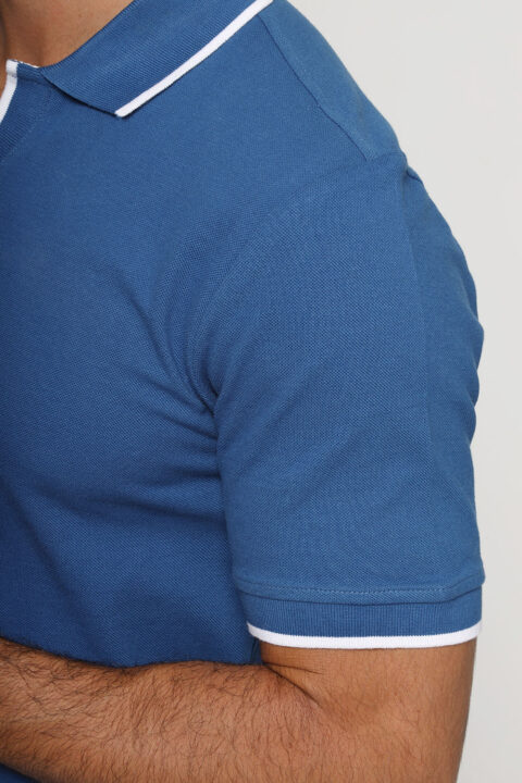 Regular Fit Polo Shirt Blue - Image 5