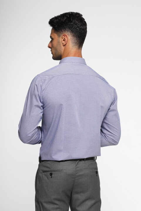 Slim Fit Shirt Blue - Image 3