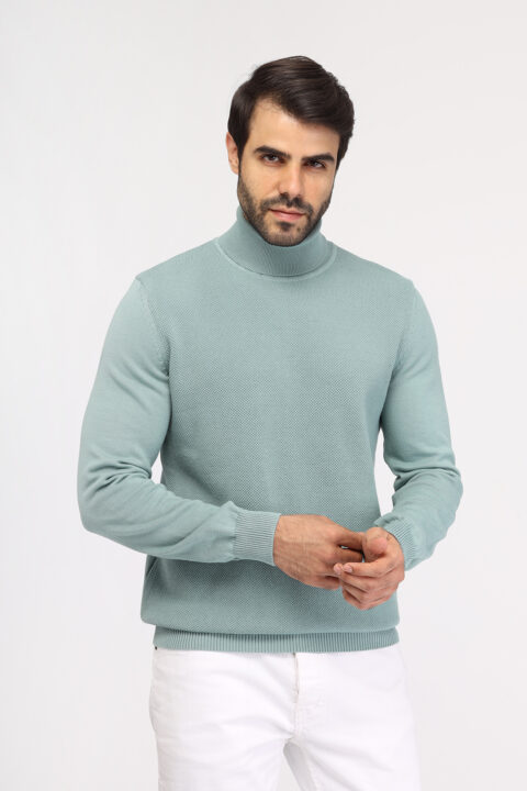 Regular Fit Pullover Light Green