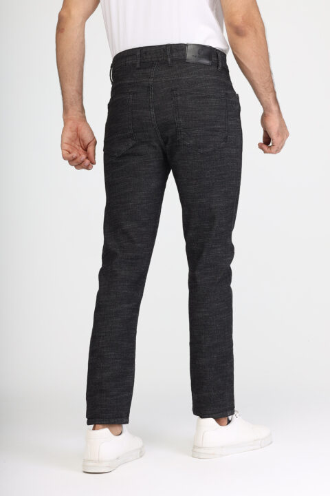 Slim Fit Trousers Black - Image 4