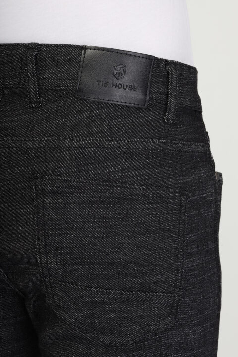 Slim Fit Trousers Black - Image 5