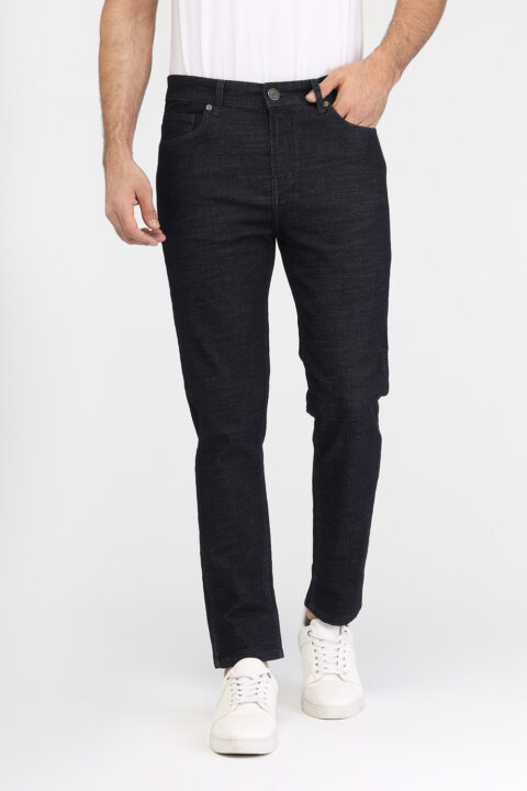 Slim Fit Trousers Dark Blue