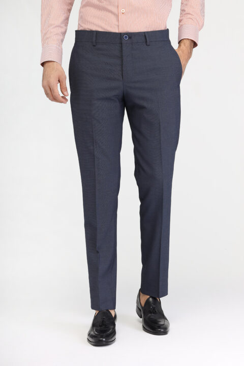 Slim Fit Classic Pants Dark Blue