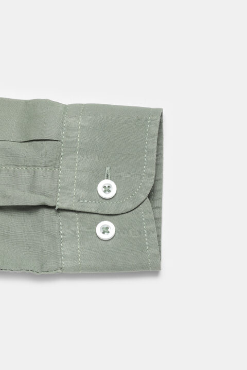 Slim Fit Shirt Green - Image 3