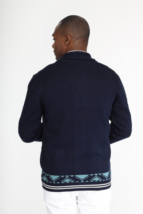 Regular Fit Pullover Dark Blue - Image 3