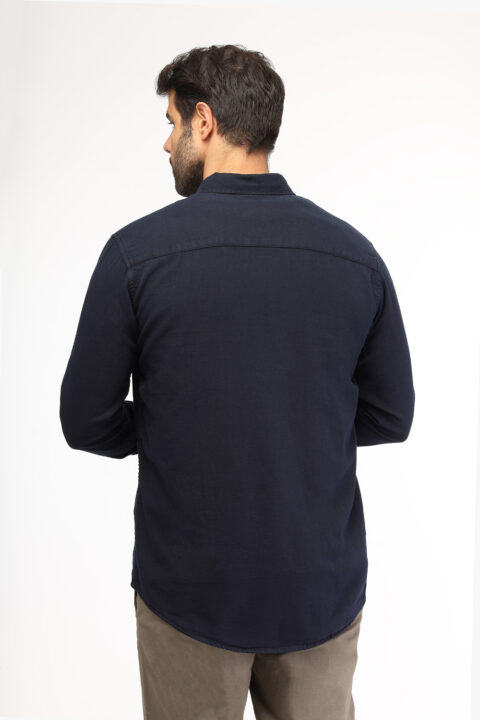 New Fit Shirt Dark Blue - Image 3