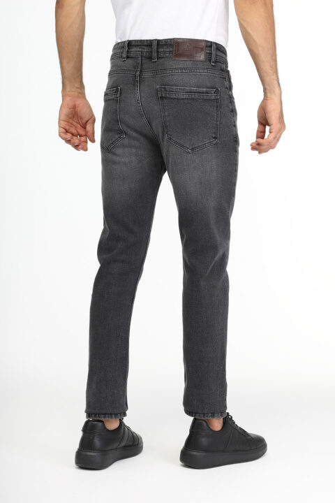 Slim Fit Trousers Gray - Image 5