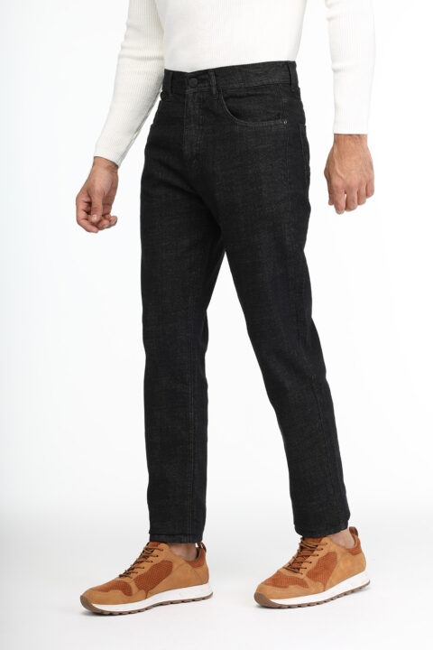 Slim Fit Trousers Dark Gray - Image 3