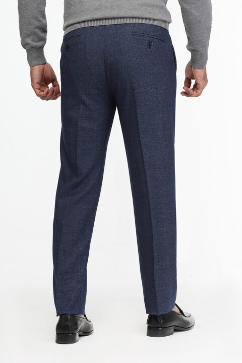 Regular Fit Classic Pants Blue - Image 5