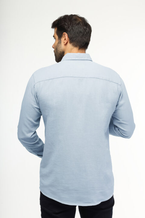 New Fit Shirt Light Blue - Image 3