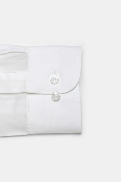 Slim Fit Shirt White - Image 3