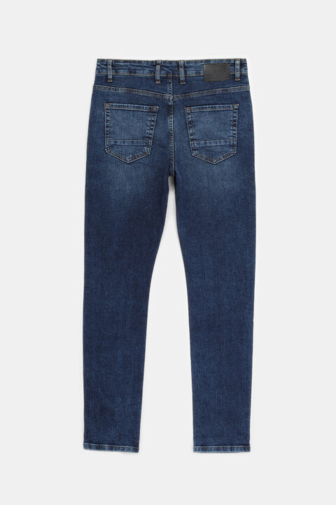 Slim Fit Trousers Blue - Image 3