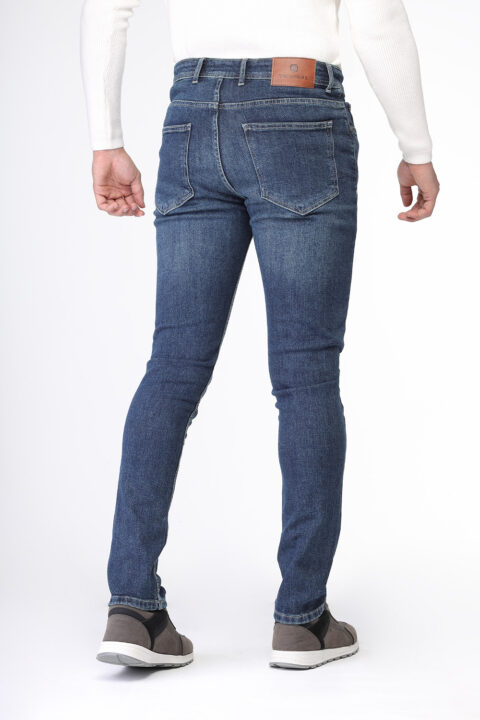 Slim Fit Trousers Blue - Image 3