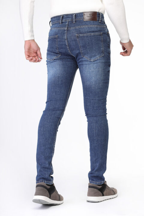 Slim Fit Trousers Blue - Image 4