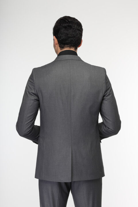 Slim Fit Suit Gray - Image 5