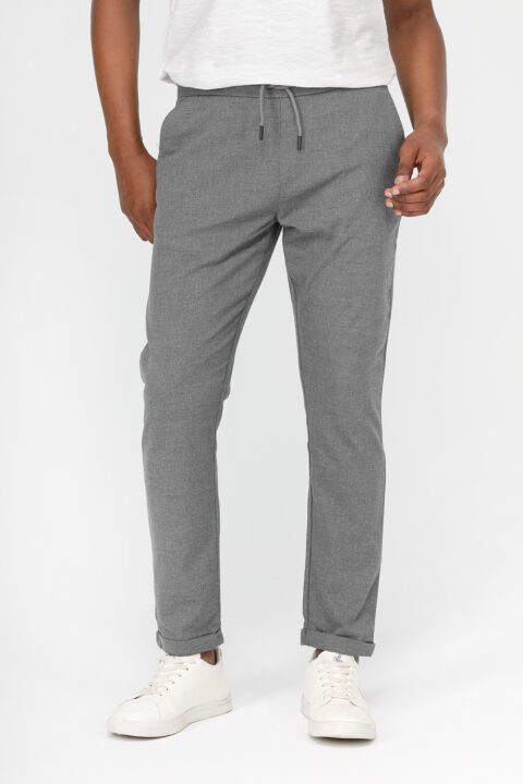 Slim Fit Classic Pants Gray