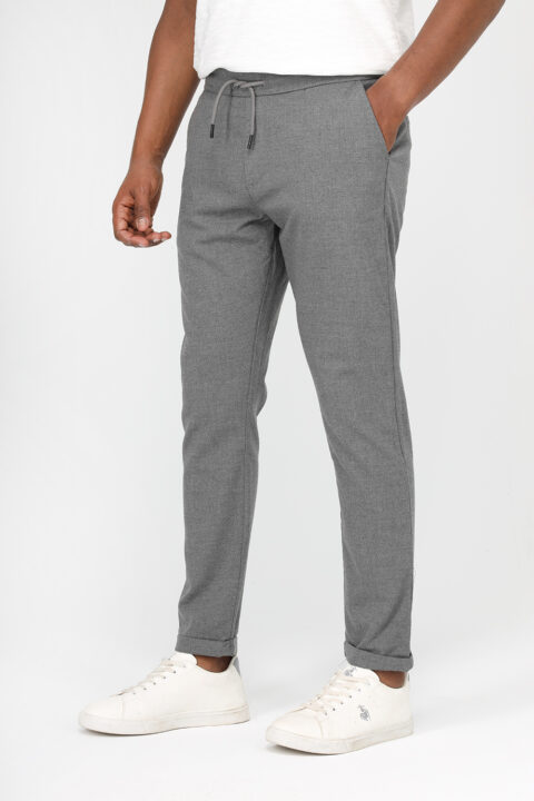 Slim Fit Classic Pants Gray - Image 3