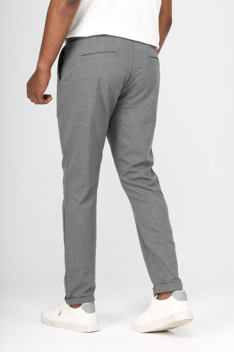 Slim Fit Classic Pants Gray - Image 4