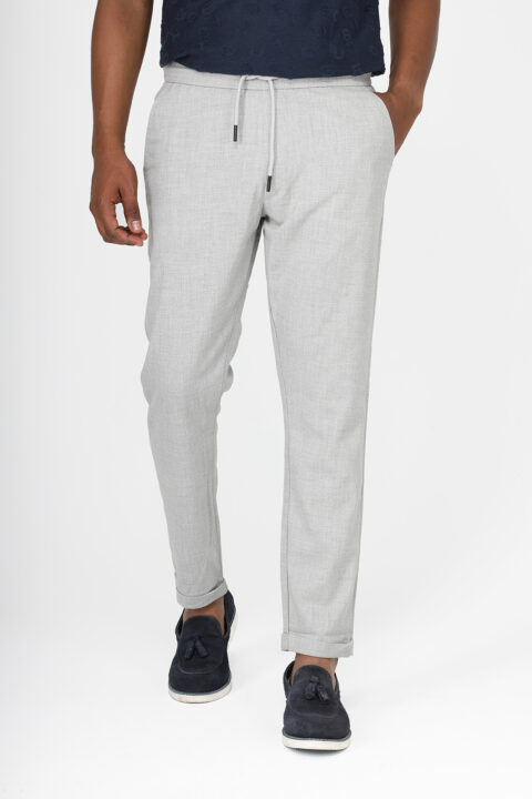 Slim Fit Classic Pants Gray