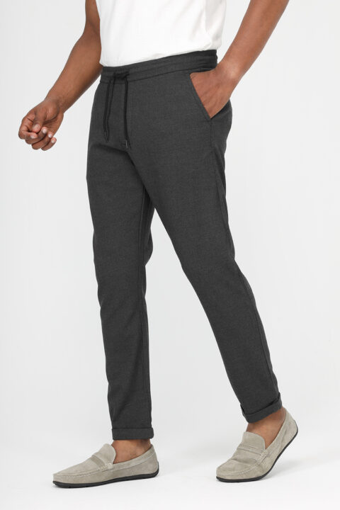 Slim Fit Classic Pants Gray - Image 3