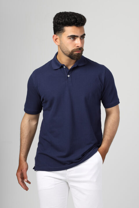 Regular Fit Polo Shirt Dark Blue