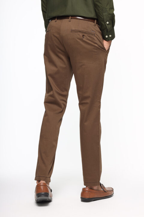 Slim Fit Chino Brown - Image 4