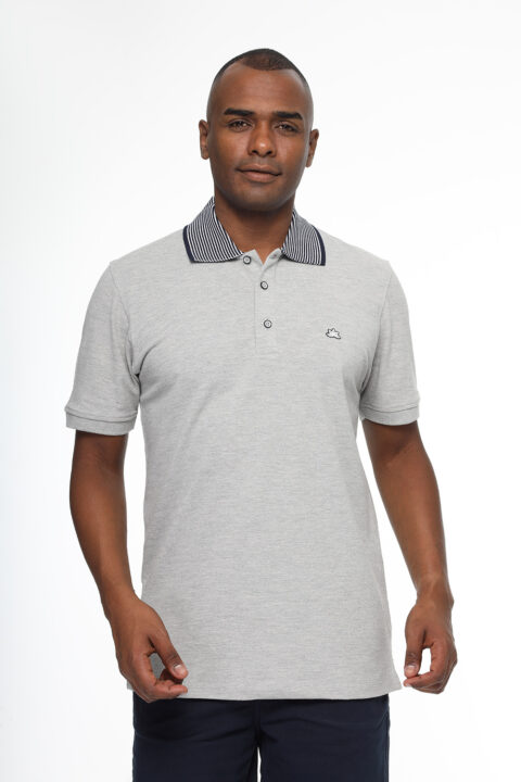 Regular Fit Polo Shirt Gray