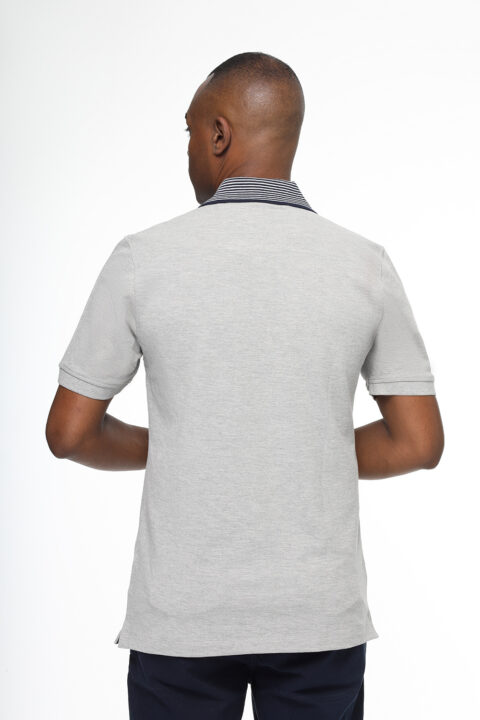 Regular Fit Polo Shirt Gray - Image 3