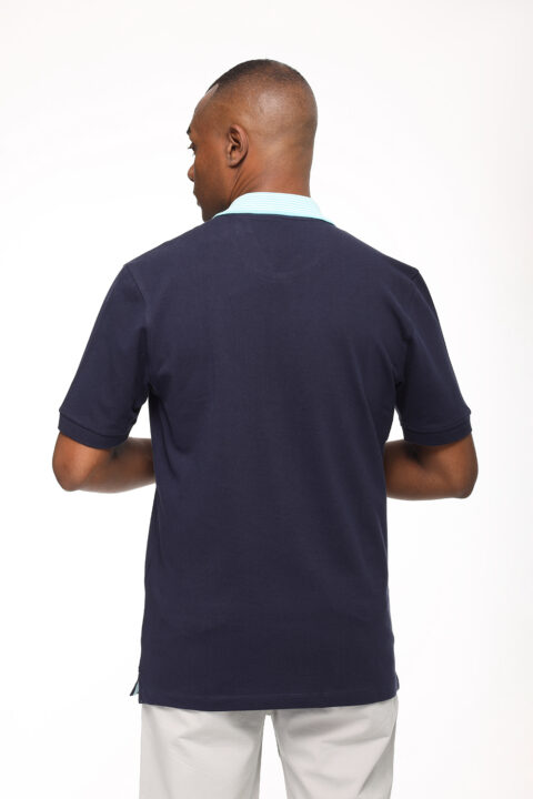 Regular Fit Polo Shirt Dark Blue - Image 3