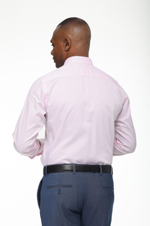 Classic Shirt Slim Fit Rose 100% Cotton - Image 2