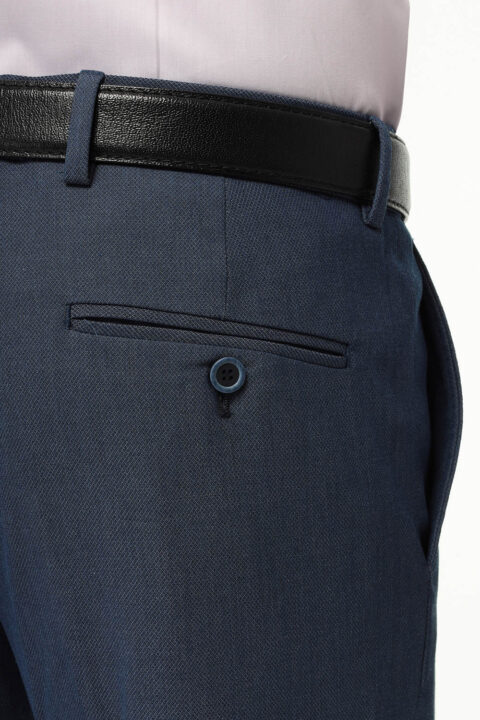 Slim Fit Classic Pants Blue - Image 4