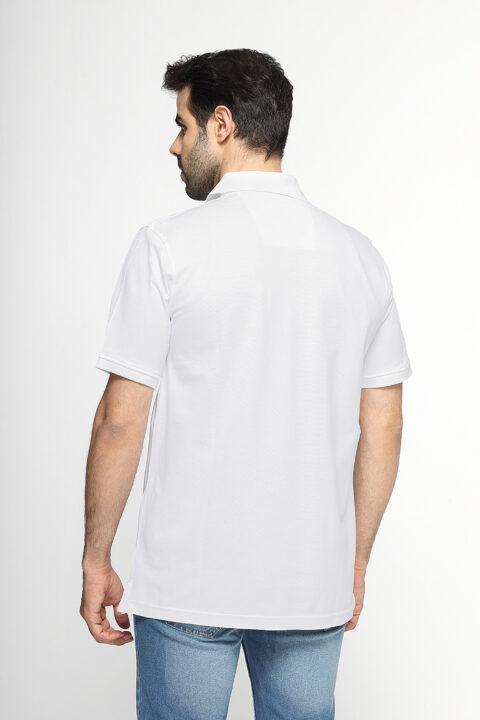 Regular Fit Polo Shirt Off White - Image 3