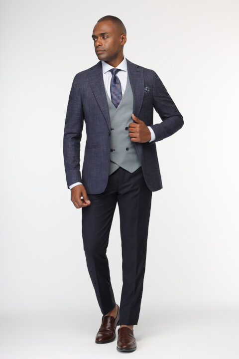 Slim Fit Suit Blue